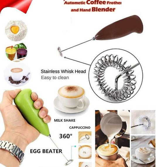 Coffee Beater – Electric Handle Coffee Milk Egg Beater